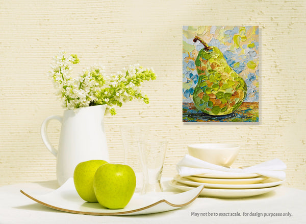 Pear Painting By Jill Saur
