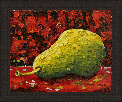 pear painting by jill saur