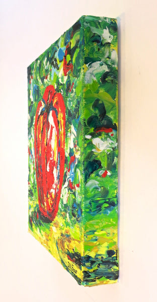 Red Pepper Painting by Jill Saur