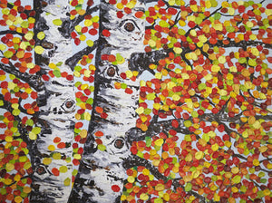 Aspen Tree Fall Painting