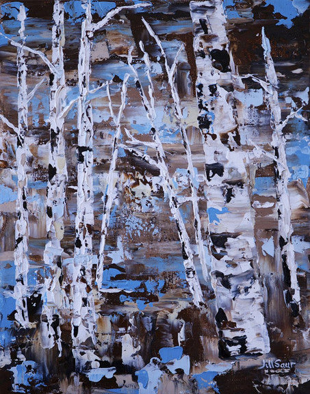 Abstract Tree Painting