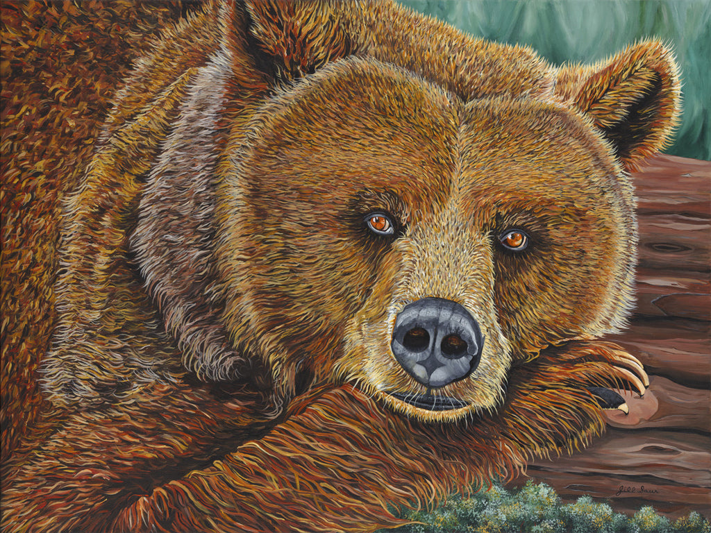 Grizzly Bear Painting