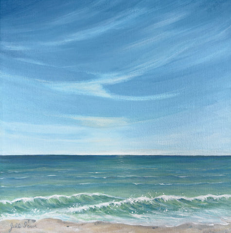 Anna Maria Island At Daybreak 12"x12" Acrylic