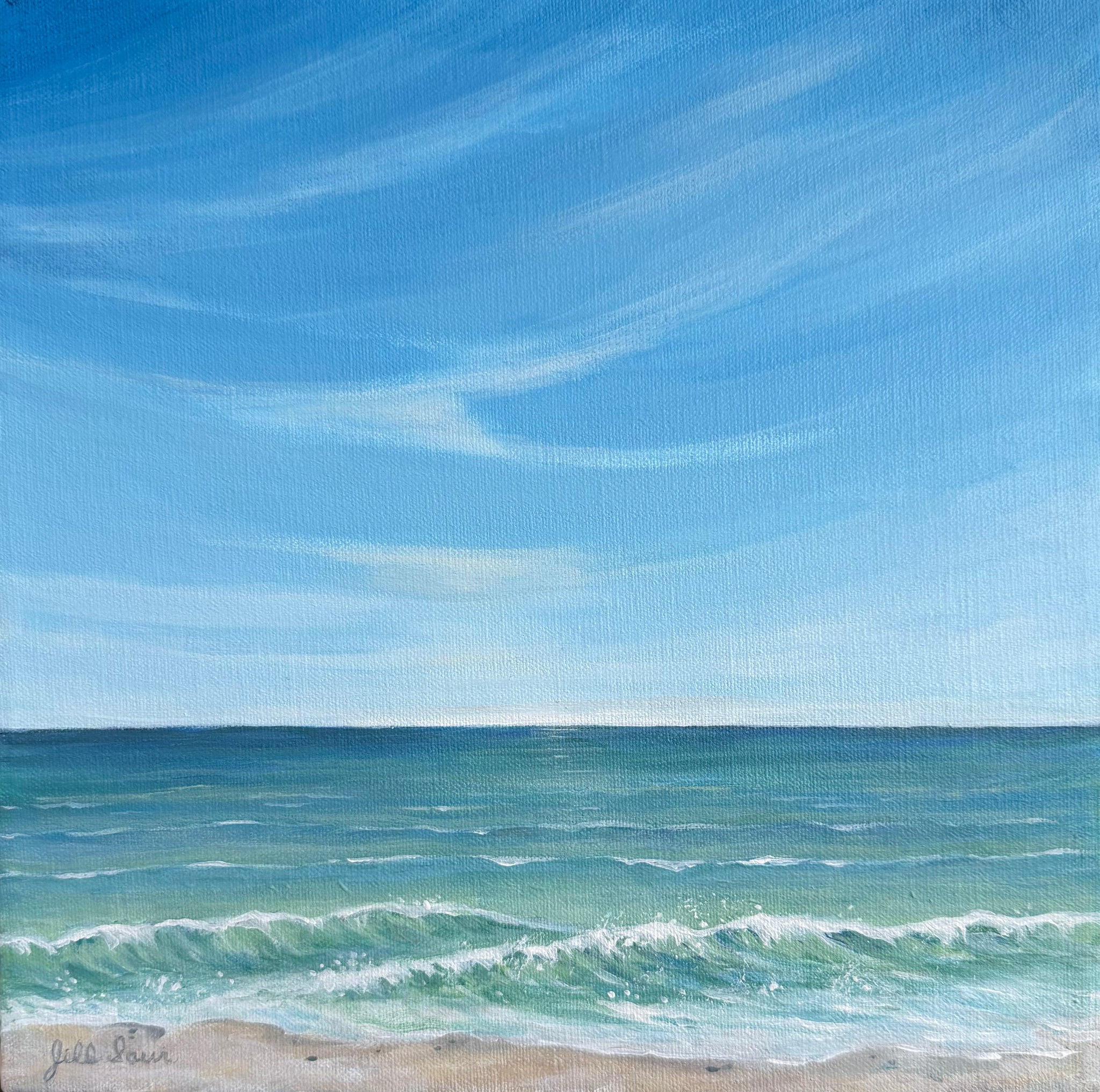 Anna Maria Island At Daybreak 12"x12" Acrylic