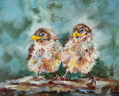 Best Friends 8x10 Acrylic