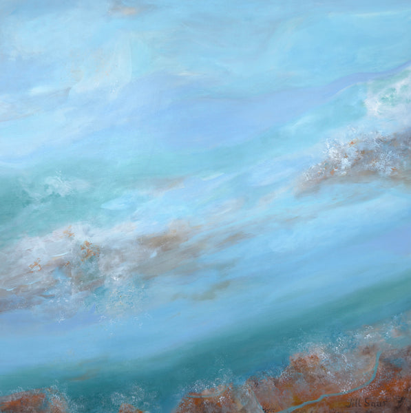 Eloquent Blue 30x30 Acrylic