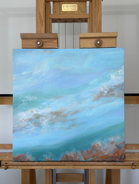 Eloquent Blue 30x30 Acrylic