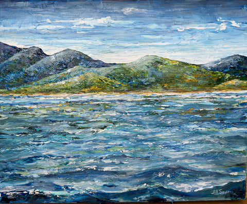 Heavenly Blue 16"x20"