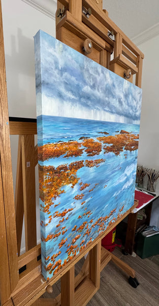 Into The Deep Blue 36"x36" Acrylic