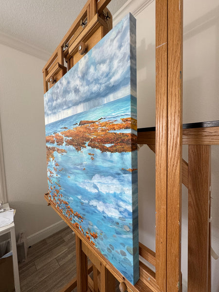 Into The Deep Blue 36"x36" Acrylic