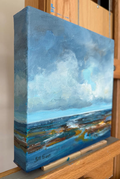 Blue Allure 8"x8" Acrylic