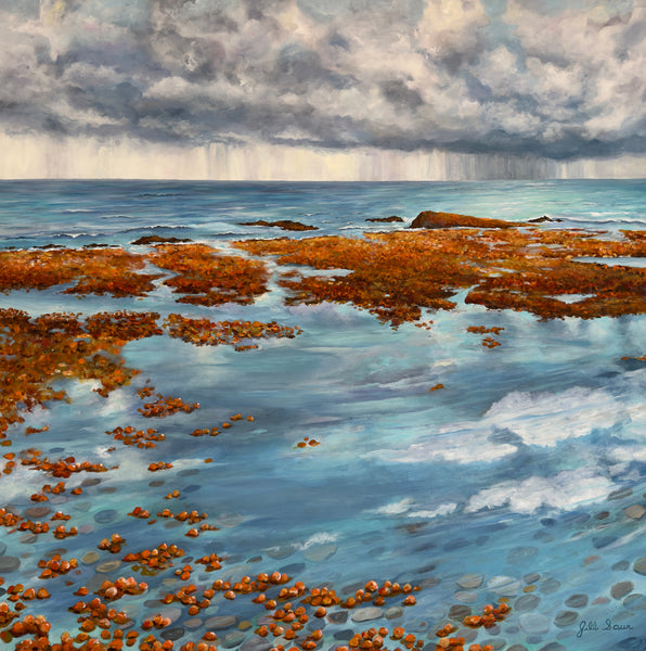 Into The Deep Blue 36"x36" Acrylic