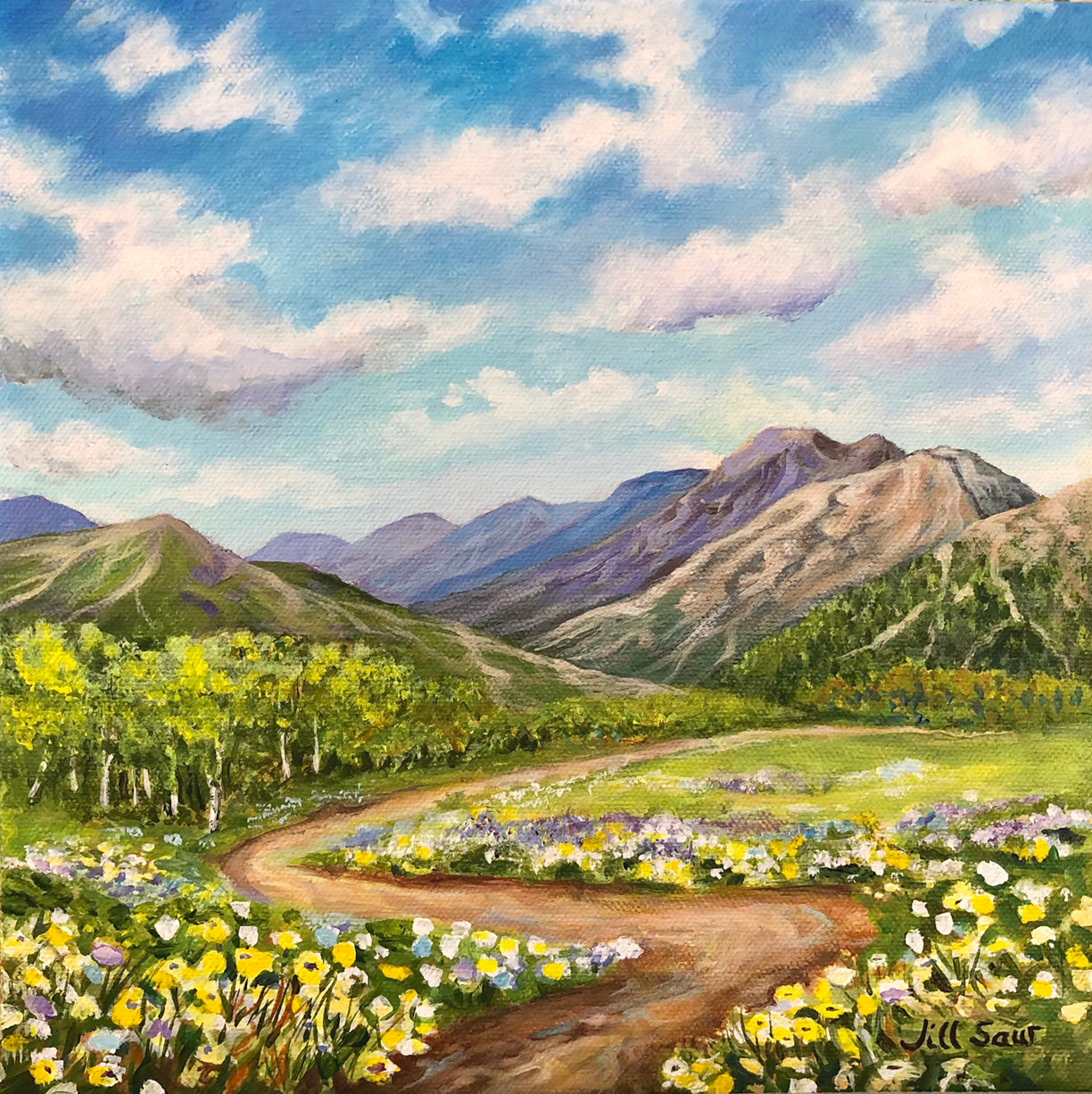 A Quiet Path 12x12 Acrylic