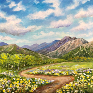 A Quiet Path 12x12 Acrylic