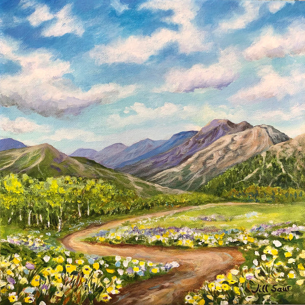 A Quiet Path 12x12 Acrylic