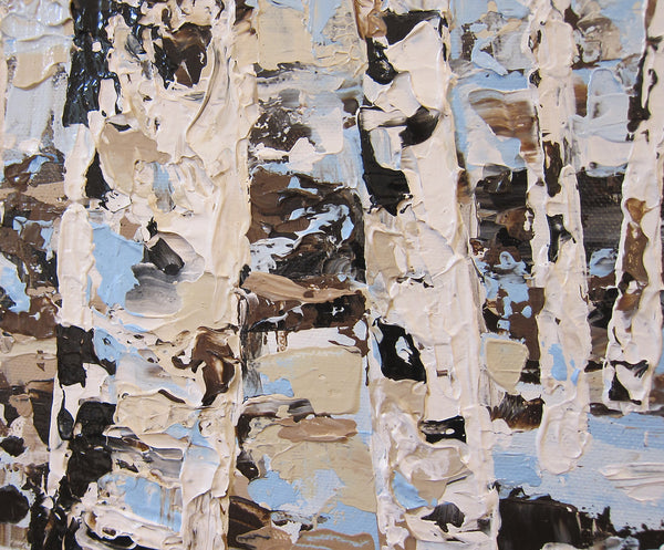 Abstract Tree Painting by Jill Saur