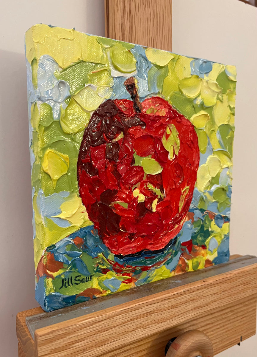 Apple Joy 8x8 – Jill Saur Fine Art