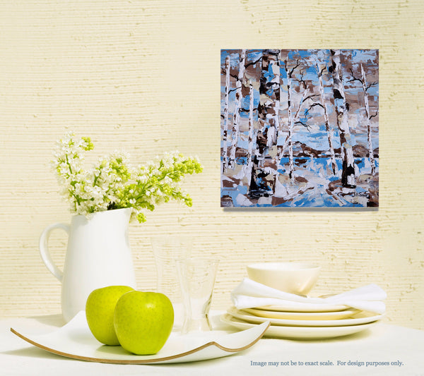 abstract aspen painting on canvas