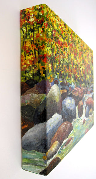 River Painting by Jill Saur