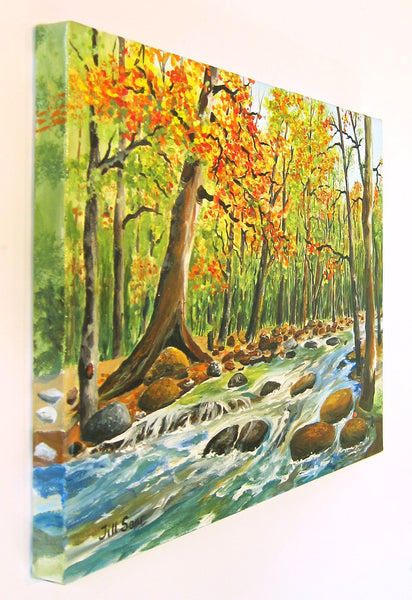 river painting by Jill Saur
