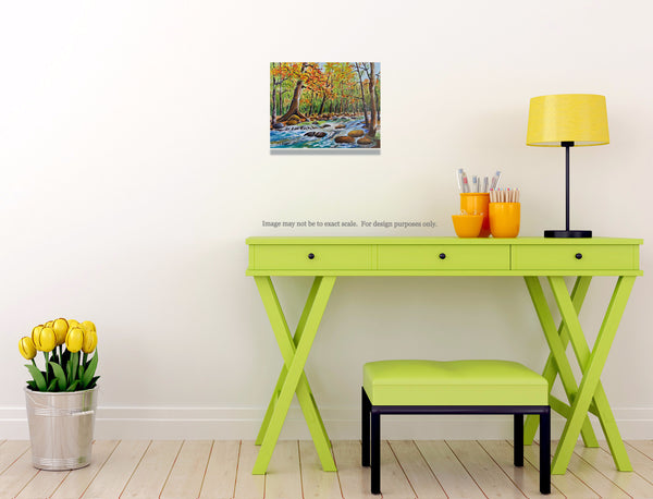 river painting by Jill Saur
