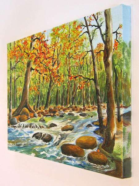 river painting by Jill Saur