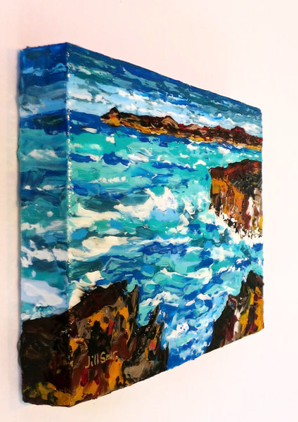 seascape on canvas by Jill Saur