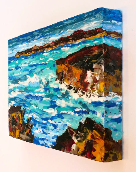 seascape on canvas by Jill Saur
