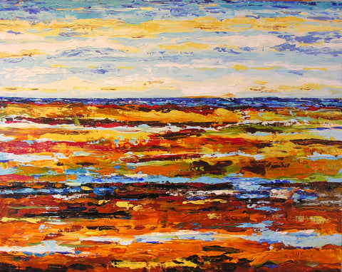 Abstract Sea Painting by Jill