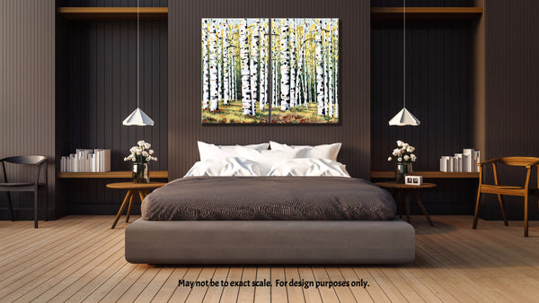 Aspen Painting By Jill Saur