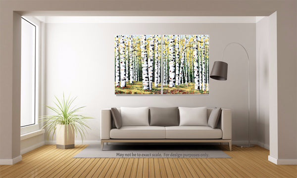 Aspen Painting By Jill Saur