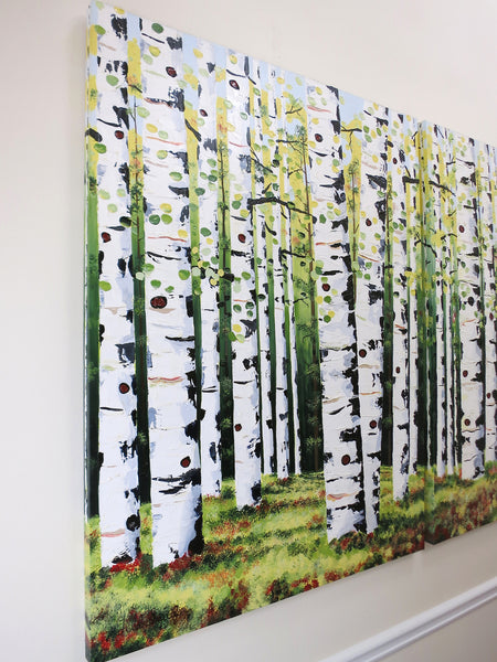 Aspen Painting By Jill Saur