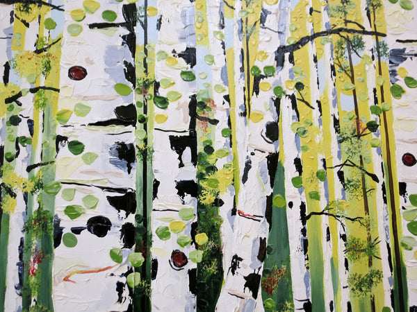 Aspen Painting By Jill Saur