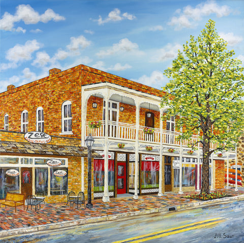 Canton Street Painting by Jill Saur