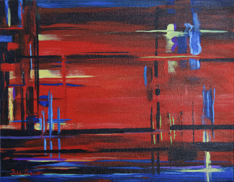 abstract landscape by Jill Saur
