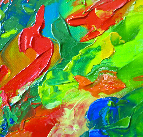 Abstract Pears Painting by Jill Saur