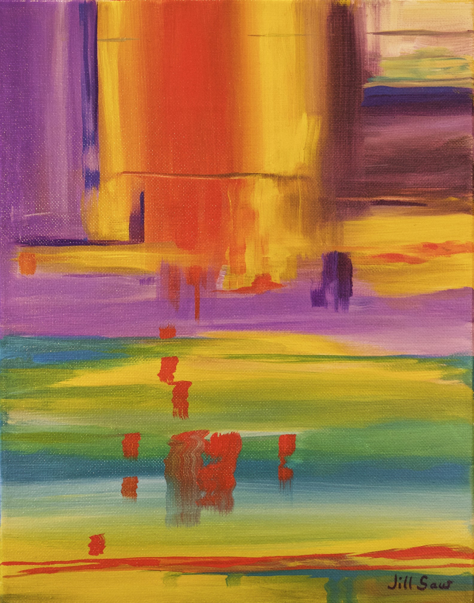 abstract painting by Jill Saur