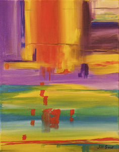 abstract painting by Jill Saur