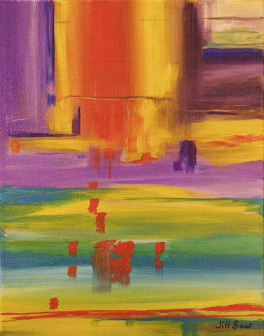 abstract painting by Jill Saur