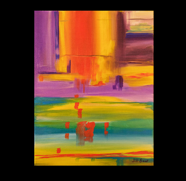 abstract painting by Jill Saur