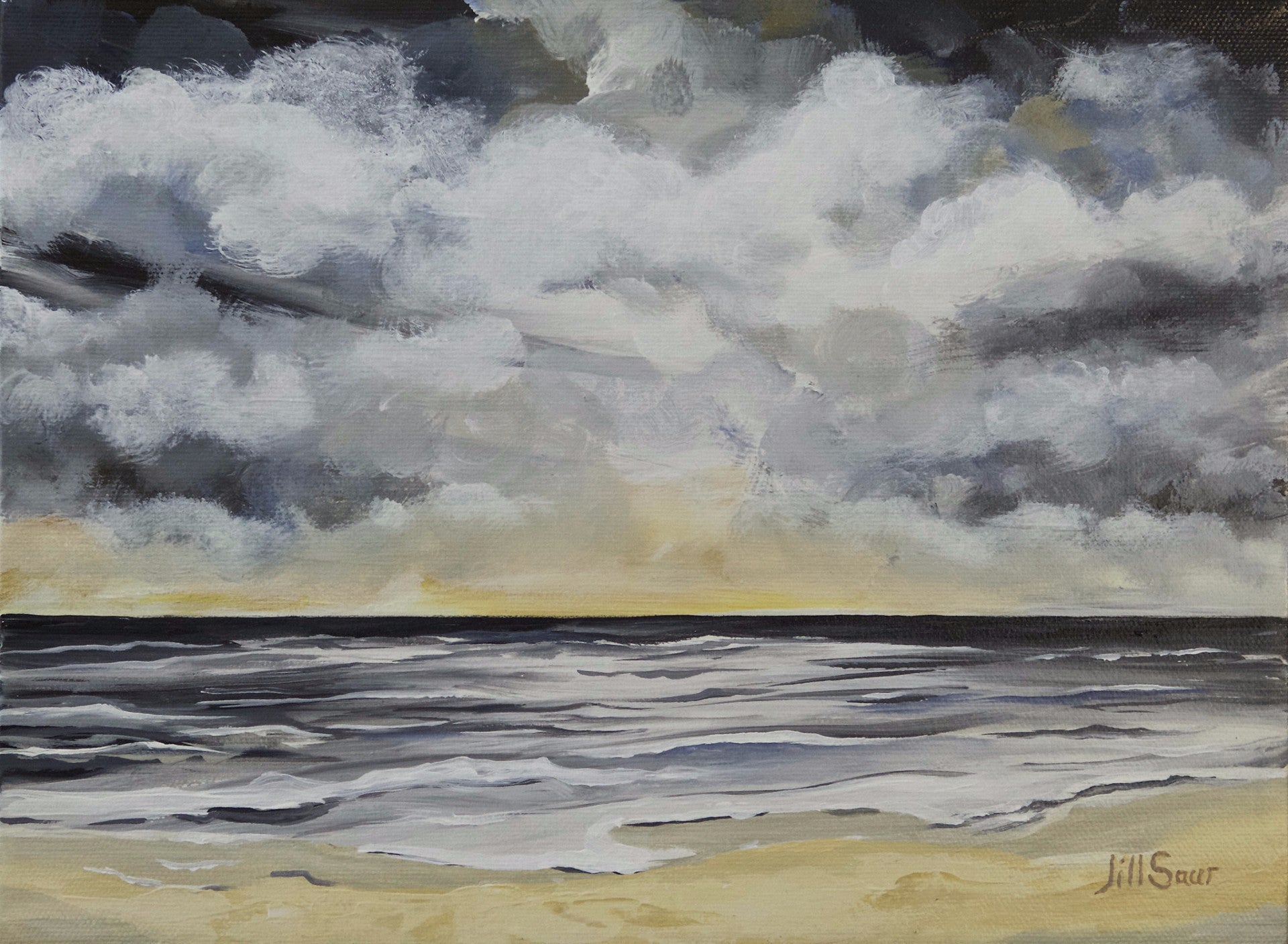 Seascape Painting by Jill Saur