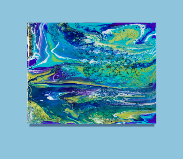 Abstract Sea Painting by Jill