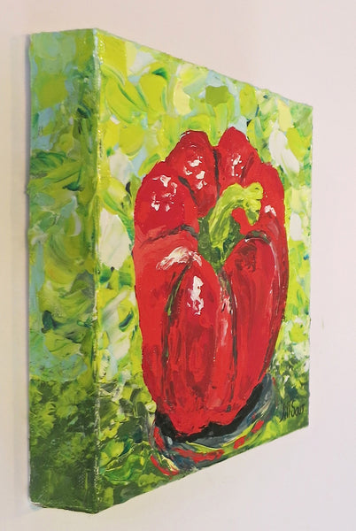 red pepper painting by Jill Saur