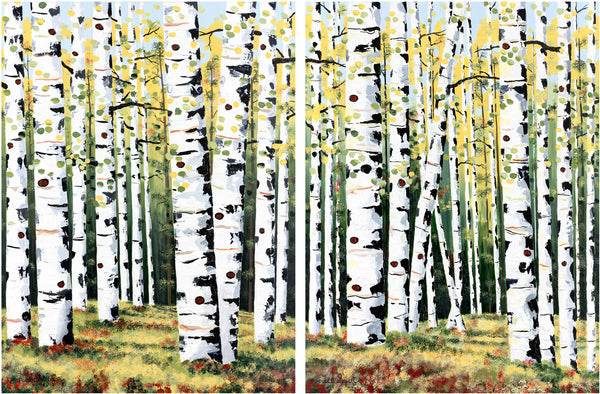 Aspen Painting By Jill Saur