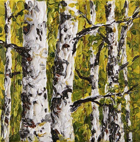 Aspen Painting By Jill Saur