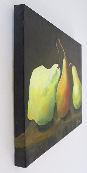 Pears Still Life Painting by Jill Saur