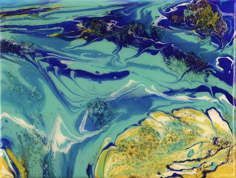 Abstract Sea Painting by Jill