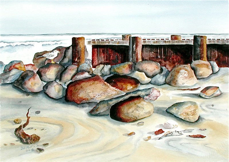 Pawley's Island Painting by Jill Saur
