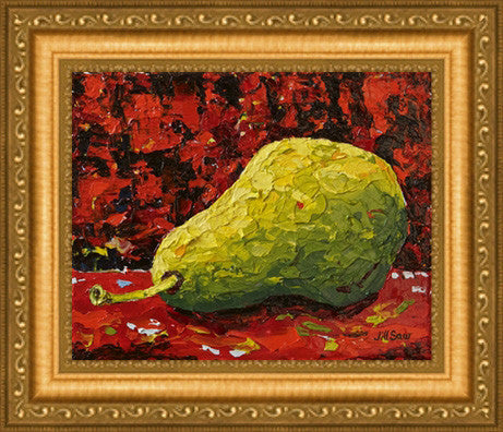 pear painting by jill saur