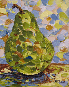 Pear Painting By Jill Saur